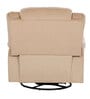 Norton RRR Velvet 1 Seater Motorised Recliner in Beige Colour With Rocker & Swivel