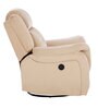 Norton RRR Velvet 1 Seater Motorised Recliner in Beige Colour With Rocker & Swivel Norton RRR Velvet 1 Seater Motorised Recliner in Beige Colour With Rocker & Swivel