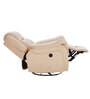 Norton RRR Velvet 1 Seater Motorised Recliner in Beige Colour With Rocker & Swivel
