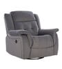 Norton RRR Velvet 1 Seater Motorised Recliner in Grey Colour With Rocker & Swivel
