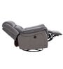 Norton RRR Velvet 1 Seater Motorised Recliner in Grey Colour With Rocker & Swivel