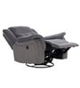 Norton RRR Velvet 1 Seater Motorised Recliner in Grey Colour With Rocker & Swivel