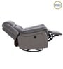 Norton RRR Velvet 1 Seater Motorised Recliner in Grey Colour With Rocker & Swivel