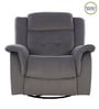 Norton RRR Velvet 1 Seater Motorised Recliner in Grey Colour With Rocker & Swivel