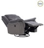 Norton RRR Velvet 1 Seater Motorised Recliner in Grey Colour With Rocker & Swivel