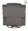 Norton RRR Velvet 1 Seater Motorised Recliner in Grey Colour With Rocker & Swivel