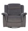 Norton RRR Velvet 1 Seater Motorised Recliner in Grey Colour With Rocker & Swivel