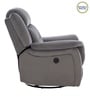 Norton RRR Velvet 1 Seater Motorised Recliner in Grey Colour With Rocker & Swivel