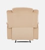 Norton Velvet 1 Seater Manual Recliner In Beige Colour