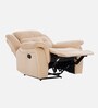 Norton Velvet 1 Seater Manual Recliner In Beige Colour Norton Velvet 1 Seater Manual Recliner In Beige Colour