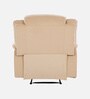 Norton Velvet 1 Seater Manual Recliner In Beige Colour Norton Velvet 1 Seater Manual Recliner In Beige Colour