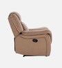 Norton Velvet 1 Seater Manual Recliner In Brown Colour Norton Velvet 1 Seater Manual Recliner In Brown Colour