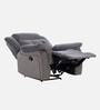 Norton Velvet 1 Seater Manual Recliner In Grey Colour