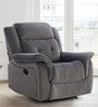 Norton Velvet 1 Seater Manual Recliner In Grey Colour