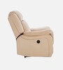 Norton Velvet 1 Seater Motorised Recliner in Beige Colour With Charging Port