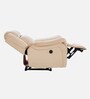 Norton Velvet 1 Seater Motorised Recliner in Beige Colour With Charging Port Norton Velvet 1 Seater Motorised Recliner in Beige Colour With Charging Port