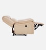 Norton Velvet 1 Seater Motorised Recliner in Beige Colour With Charging Port