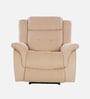 Norton Velvet 1 Seater Motorised Recliner in Beige Colour With Charging Port Norton Velvet 1 Seater Motorised Recliner in Beige Colour With Charging Port