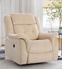 Norton Velvet 1 Seater Motorised Recliner in Beige Colour With Charging Port Norton Velvet 1 Seater Motorised Recliner in Beige Colour With Charging Port