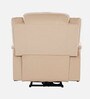 Norton Velvet 1 Seater Motorised Recliner in Beige Colour With Charging Port