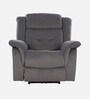 Norton Velvet 1 Seater Motorised Recliner in Grey Colour With Charging Port