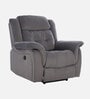 Norton Velvet 1 Seater Motorised Recliner in Grey Colour With Charging Port Norton Velvet 1 Seater Motorised Recliner in Grey Colour With Charging Port