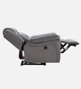Norton Velvet 1 Seater Motorised Recliner in Grey Colour With Charging Port