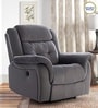 Norton Velvet 1 Seater Motorised Recliner in Grey Colour With Charging Port