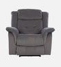 Norton Velvet 1 Seater Motorised Recliner in Grey Colour With Charging Port