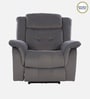 Norton Velvet 1 Seater Motorised Recliner in Grey Colour With Charging Port