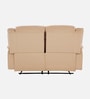 Norton Velvet 2 Seater Manual Recliner In Beige Colour