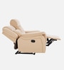 Norton Velvet 2 Seater Manual Recliner In Beige Colour