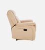 Norton Velvet 2 Seater Manual Recliner In Beige Colour