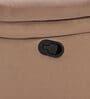 Norton Velvet 2 Seater Manual Recliner In Brown Colour