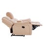 Norton Velvet 2 Seater Manual Recliner with Basic Console in Beige Colour