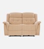 Norton Velvet 2 Seater Motorised Recliner In Beige Colour With Charging Port