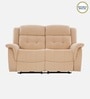 Norton Velvet 2 Seater Motorised Recliner In Beige Colour With Charging Port