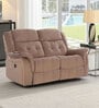 Norton Velvet 2 Seater Motorised Recliner In Brown Colour With Charging Port