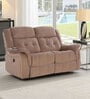 Norton Velvet 2 Seater Motorised Recliner In Brown Colour With Charging Port