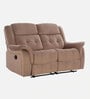 Norton Velvet 2 Seater Motorised Recliner In Brown Colour With Charging Port