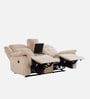 Norton Velvet 2 Seater Motorised Recliner with Basic Console in Beige Colour