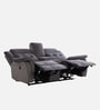 Norton Velvet 2 Seater Motorised Recliner with Basic Console in Grey Colour