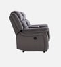 Norton Velvet 2 Seater Motorised Recliner with Basic Console in Grey Colour