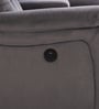 Norton Velvet 2 Seater Motorised Recliner with Basic Console in Grey Colour