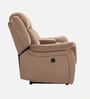 Norton Velvet 2 Seater Motorised Recliner with Console in Brown Colour