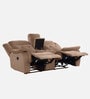 Norton Velvet 2 Seater Motorised Recliner with Console in Brown Colour