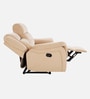 Norton Velvet 3 Seater Manual Recliner In Beige Colour