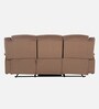 Norton Velvet 3 Seater Manual Recliner In Brown Colour