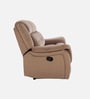 Norton Velvet 3 Seater Manual Recliner In Brown Colour
