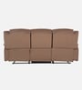 Norton Velvet 3 Seater Manual Recliner In Brown Colour